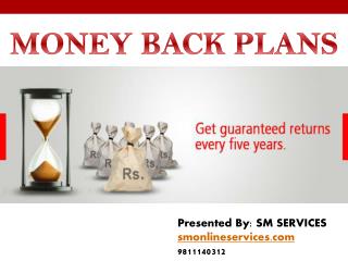 Best money back investment plan