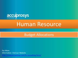 HR Consulting Services - Accuprosys