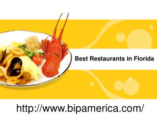 Best Restaurants in Florida
