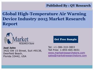 Global High-Temperature Air Warning Device Industry 2015 Mar