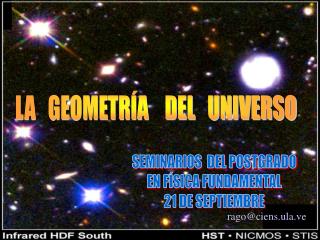 La Geometría del Universo