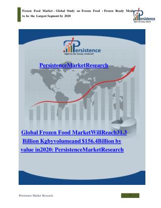 Frozen Food Market - Global Report on Frozen Food to 2020