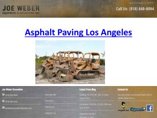 Asphalt Paving Los Angeles