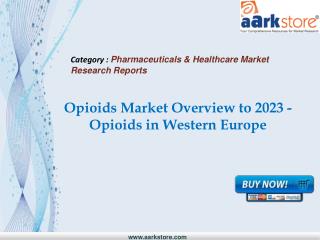 Aarkstore - Opioids Market Overview to 2023