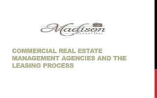 Commercial Real Estate Management Agencies