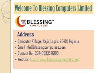 Buy Notebook Computers Online in Nigeria – Blessing Computer