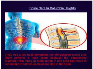 Spine Care In Columbia Heights