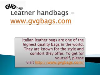 leather handbags - www.gvgbags.com