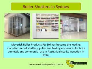 Commercial Roller Shutters and Grilles