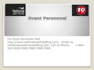 Event Personnel