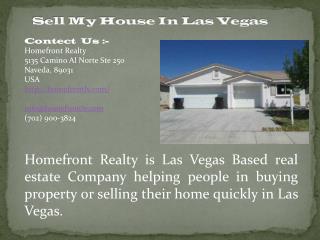 Sell My House In Las Vegas