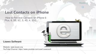 Lost contacts on iPhone-How to Retrieve Contacts on iPhone 6