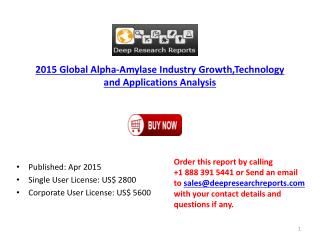 China and Global Alpha-Amylase Market Competitive Landscape