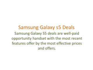 Physical beauty to the immense | samsung galaxy s5 deals