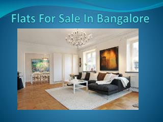 Flats For Sale In Bangalore