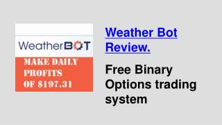 WeatherBot app