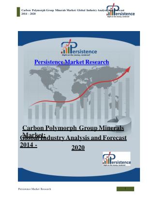Carbon Polymorph Group Minerals Market - Global Industry