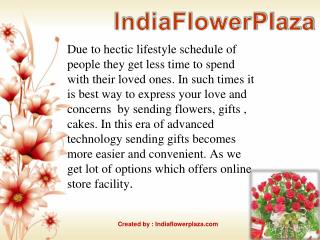 Send various types of flowers to india