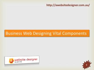Business Web Designing Vital Components