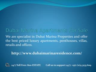 Dubai Marina Apartments for Sale | Dubaimarinaresidence
