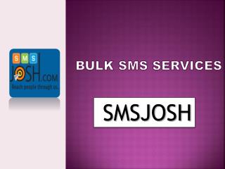 Bulk SMS Service Provider in Hyderabad – SMS Josh