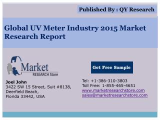 Global UV Meter Industry 2015 Market Analysis Survey Researc