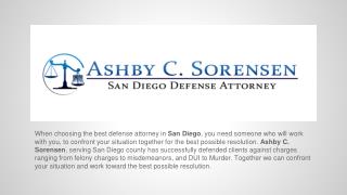 San Diego Theft Lawyer