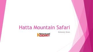 Hatta Mountain Safari