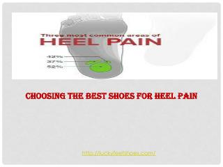 Choosing the Best Shoes for Heel Pain