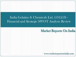 India Gelatine & Chemicals Ltd. (531253)