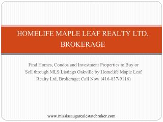 MLS Listings Oakville, Buy Homes, Condos and Investment Prop