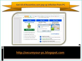 Remove Ascentive.com pop up (Removal Guide)