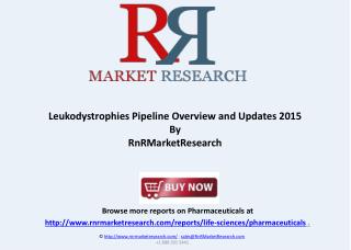 Leukodystrophies Pipeline Assessment, H1 2015