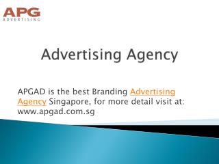 Branding Advertising Agency Singapore