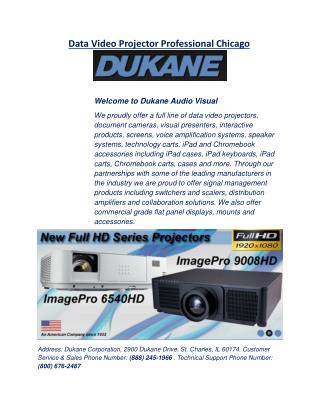 Data Video Projector Professional Chicago - Dukaneav.com