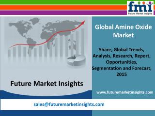 Amine Oxide Market - Global Industry Analysis and Opportunit