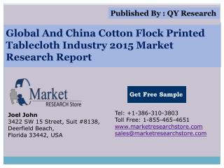 Global And China Cotton Flock Printed Tablecloth Industry 20