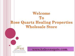 Wholesale Healing Crystal Rose Quartz Suppliers