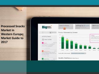 Processed Snacks Market in Western Europe: Market Guide to 2