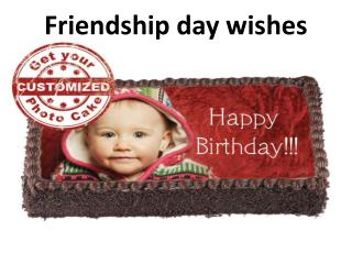 Friendship day wishes