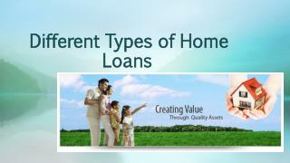 Different Types of Home Loans