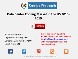 Data Center Cooling Market in the US 2015-2019