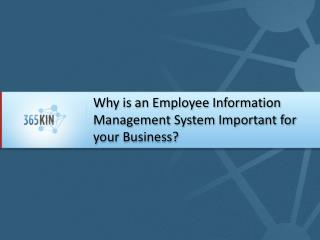 Why is an Employee Information Management System Important