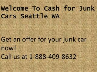 Sell My Junk Car Seattle