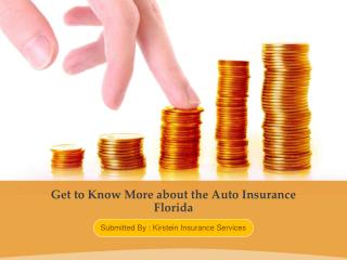 Get to Know More about the Auto Insurance Florida