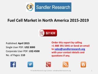 New Report on Fuel Cell Market in North America 2015-2019