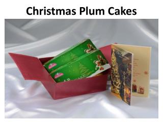 Christmas Plum Cakes