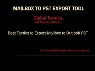 Excellent Solution is Export-Mailbox to PST free