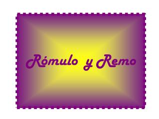 Cómic Rómulo y Remo