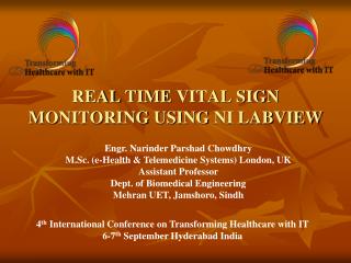 Real Time Vital Sign Monitoring Using NI Labview